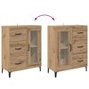 vidaXL Highboard Remeseln&yacute; dub 69,5 x 34 x 180 cm Kompozitn&eacute; drevo