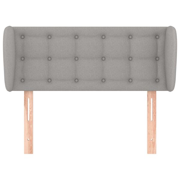 vidaXL Čelo postele so z&aacute;hybmi bledosiv&eacute; 93x23x78/88 cm l&aacute;tka