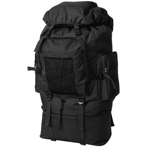 vidaXL Vojensk&yacute; batoh XXL, 100 l, čierny