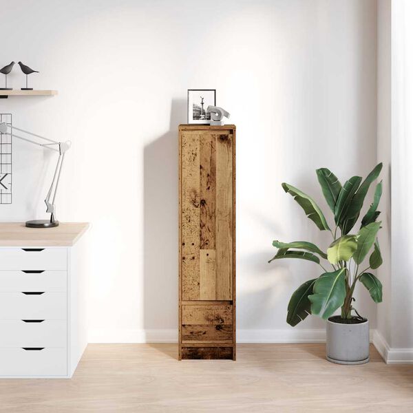 vidaXL Highboard Old Wood 29,5x34x119,5 cm Engineered Wood