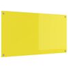 vidaXL Kuchynsk&yacute; obklad Žlt&aacute; 110 x 60 cm tvrden&eacute; sklo