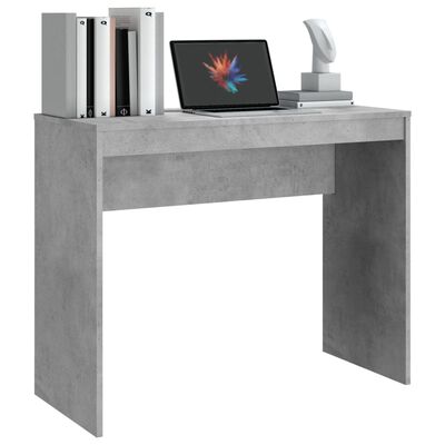 vidaXL Stôl betónovo-sivý 90x40x72 cm drevotrieska