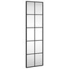 vidaXL N&aacute;stenn&eacute; zrkadlo čierne 30x100 cm obdĺžnikov&eacute; železn&eacute;