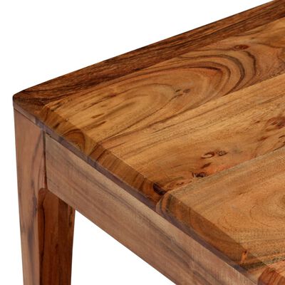 vidaXL Konferenčný stolík z masívneho dreva, 88x50x38 cm