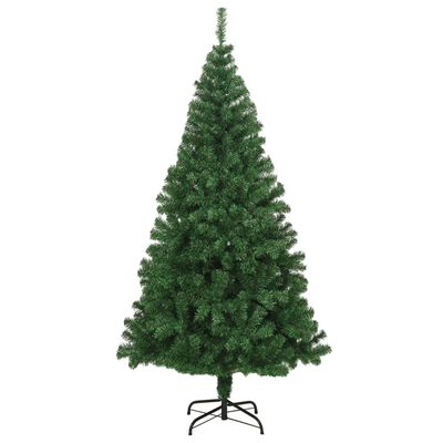 vidaXL Umelý vianočný stromček s hustým ihličím, zelený 180 cm, PVC