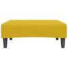 vidaXL Podnožka žlt&aacute; 77x55x31 cm zamat