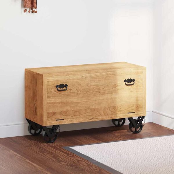 vidaXL Botn&iacute;k z mangov&eacute;ho dreva 86x35x55 cm