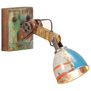 vidaXL N&aacute;stenn&aacute; lampa industri&aacute;lny &scaron;t&yacute;l farebn&aacute; okr&uacute;hla E27