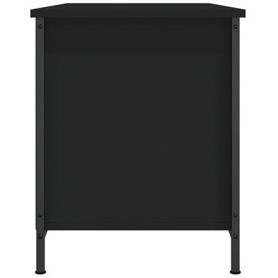 vidaXL TV skrinka čierna 100x40x50 cm spracované drevo