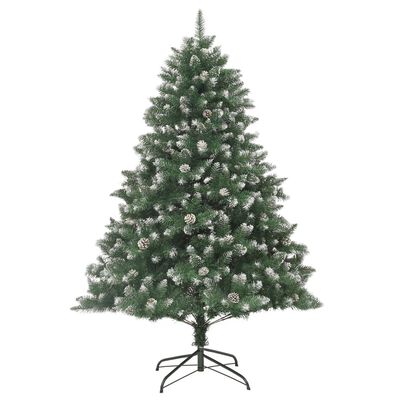 vidaXL Umelý vianočný stromček s podstavcom 210 cm PVC