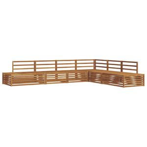 vidaXL Z&aacute;hradn&aacute; s&uacute;prava gaučov 6 Kus Pr&iacute;rodn&aacute; Pevn&eacute; ak&aacute;ciov&eacute; drevo