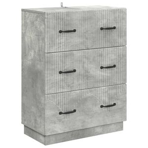 vidaXL Z&aacute;suvkov&yacute; kabinet Bet&oacute;novo siv&aacute; 66 x 34,5 x 87 cm