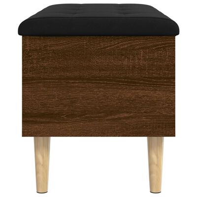 vidaXL Úložná lavička hnedý dub 82x42x46 cm kompozitné drevo
