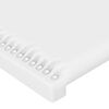 vidaXL Boxspring posteľ s matracom biela 180x200 cm umel&aacute; koža