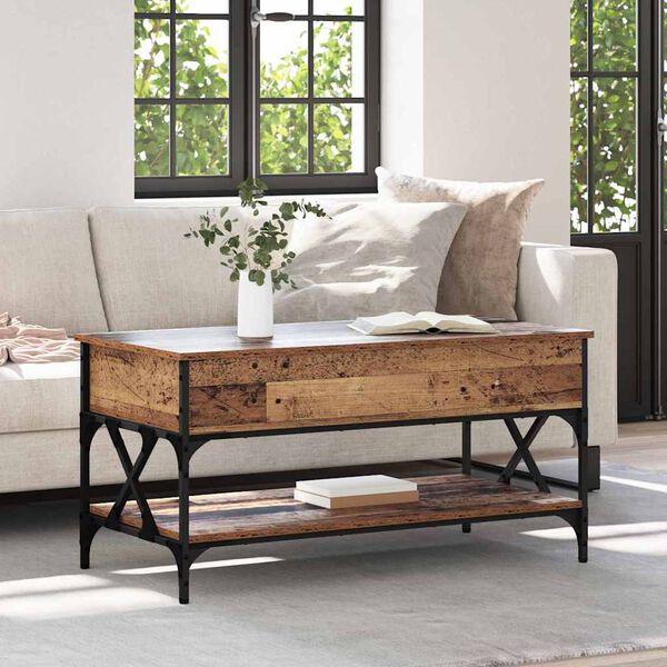 vidaXL Konferenčn&yacute; stol&iacute;k Star&eacute; drevo 100 x 50 x 50 cm