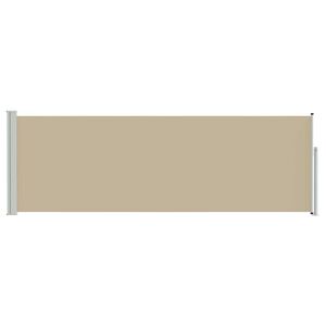 vidaXL Retračn&aacute; bočn&aacute; mark&iacute;za B&eacute;žov&aacute; 300 x 100 cm Polyester
