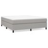 vidaXL Posteľn&yacute; r&aacute;m s boxspringom svetlosiv&aacute; 160x200 cm l&aacute;tka