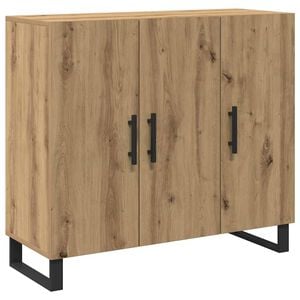 vidaXL Serv&iacute;rovacia skriňa Remeseln&yacute; dub 90 x 34 x 80 cm