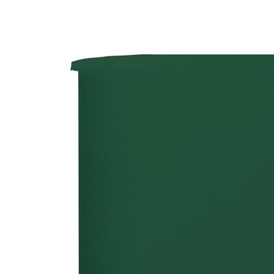 vidaXL 5-panelová zábrana proti vetru látková 600x160 cm zelená