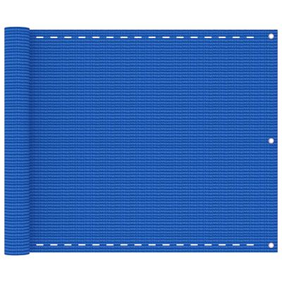 vidaXL Balkónová markíza modrá 75x600 cm HDPE