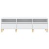vidaXL TV skrinka biela 150x30x44,5 cm spracované drevo