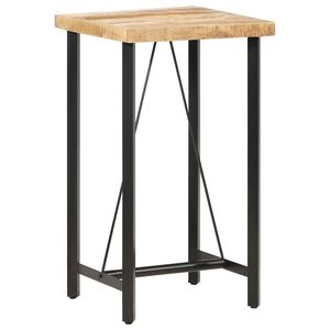 vidaXL Barov&yacute; st&ocirc;l 60x60x107 cm mas&iacute;vne mangovn&iacute;kov&eacute; drevo