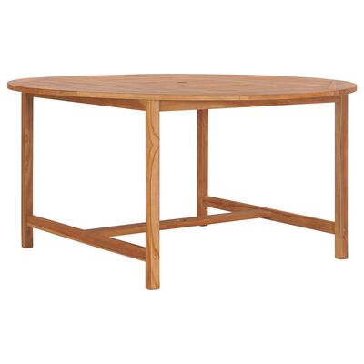 vidaXL Záhradný stôl 150x76 cm, tíkový masív