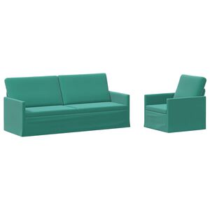 vidaXL Sada pohoviek 2 pcs Tyrkysov&aacute; Zamat