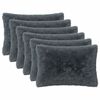 vidaXL Podložka s vank&uacute;&scaron;om HEERLEN 6 ks Antracitov&aacute; PV fleece