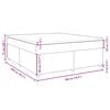 vidaXL Boxspring posteľ s matracom tmavohned&aacute; 180x200 cm l&aacute;tka