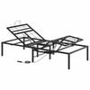 vidaXL Elektrick&yacute; nastaviteľn&yacute; r&aacute;m postele Čierna 200 x 70 x 33,5 cm