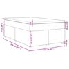 vidaXL Boxspring posteľ s matracom tmavosiv&aacute; 160x200 cm l&aacute;tka