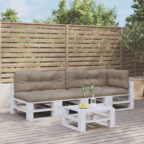 vidaXL Podložky na paletov&yacute; n&aacute;bytok 5 ks, sivohned&eacute;, l&aacute;tka