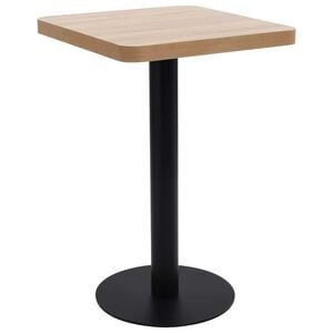 vidaXL Bistro stol&iacute;k bledohned&yacute; 50x50 cm MDF