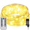 vidaXL Lano so svetlom s 120 LED-i Tepl&aacute; biela 5 m PVC