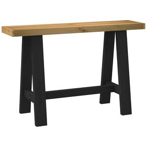 vidaXL Konzolov&yacute; stol&iacute;k NOAIN Nohy v tvare A 120x30x75 cm