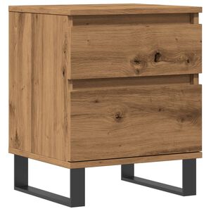 vidaXL Nočn&yacute; stol&iacute;k dub artisan 40x35x50 cm kompozitn&eacute; drevo