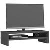 vidaXL Stojan na monitor siv&yacute; (52-101)x22x14 cm mas&iacute;vna borovica