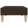 vidaXL 2-miestna rozkladacia pohovka s podnožkou tmavohned&aacute; l&aacute;tkov&aacute;