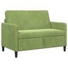 vidaXL Sofa s &uacute;ložn&yacute;m priestorom Svetlo zelen&aacute; 122 x 78 x 87 cm