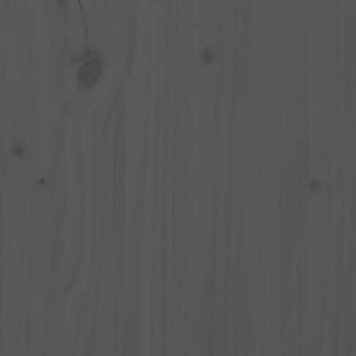 vidaXL Stolík sivý 110x50x75 cm masívne borovicové drevo