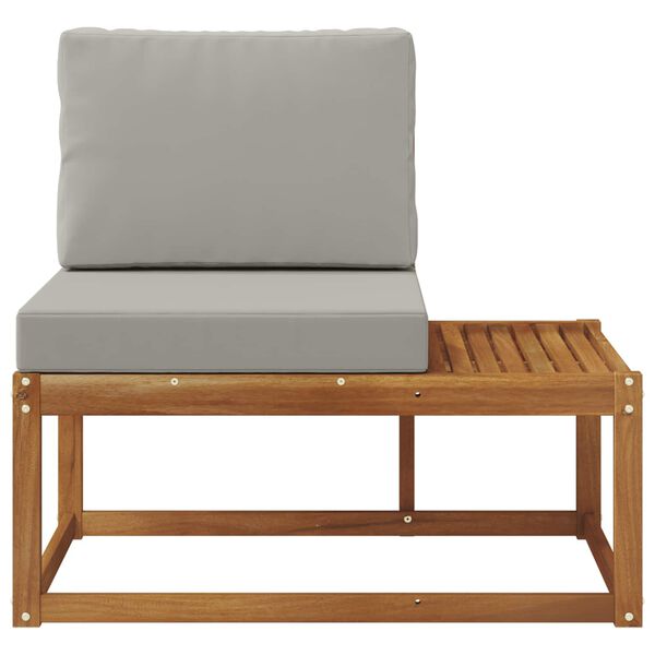 vidaXL Vonkaj&scaron;ia koncov&aacute; pohovka s vank&uacute;&scaron;om Pr&iacute;rodn&aacute; 91 x 63 x 73 cm