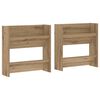 vidaXL Skriňa na top&aacute;nky 2 ks 60 x 18 x 60 cm Kompozitn&eacute; drevo