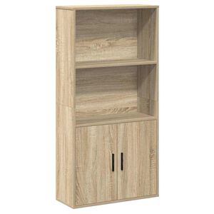 vidaXL Knižnica dub sonoma 60x24x120 cm kompozitn&eacute; drevo