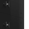vidaXL Vysoká skrinka čierna 60x35x180 cm kompozitné drevo
