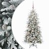 vidaXL Umel&yacute; Skl&aacute;pac&iacute; Vianočn&yacute; Stromček 120 cm 150 LED Tepl&aacute; biela