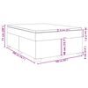 vidaXL Boxspring posteľ s matracom svetlosiv&aacute; 100x200 cm l&aacute;tka