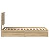 vidaXL &Uacute;ložn&aacute; posteľ Sonoma dub 75 x 190 cm Kompozitn&eacute; drevo
