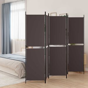 vidaXL 5-panelov&yacute; parav&aacute;n hned&yacute; 250x180 cm l&aacute;tka