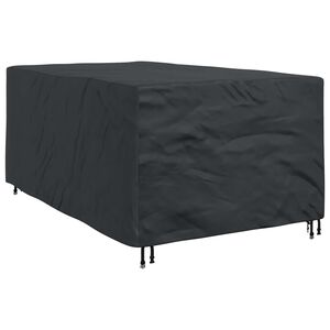 vidaXL Obal na n&aacute;bytok Jednofarebn&yacute; Čierna 143 x 225 x 90 cm 600D